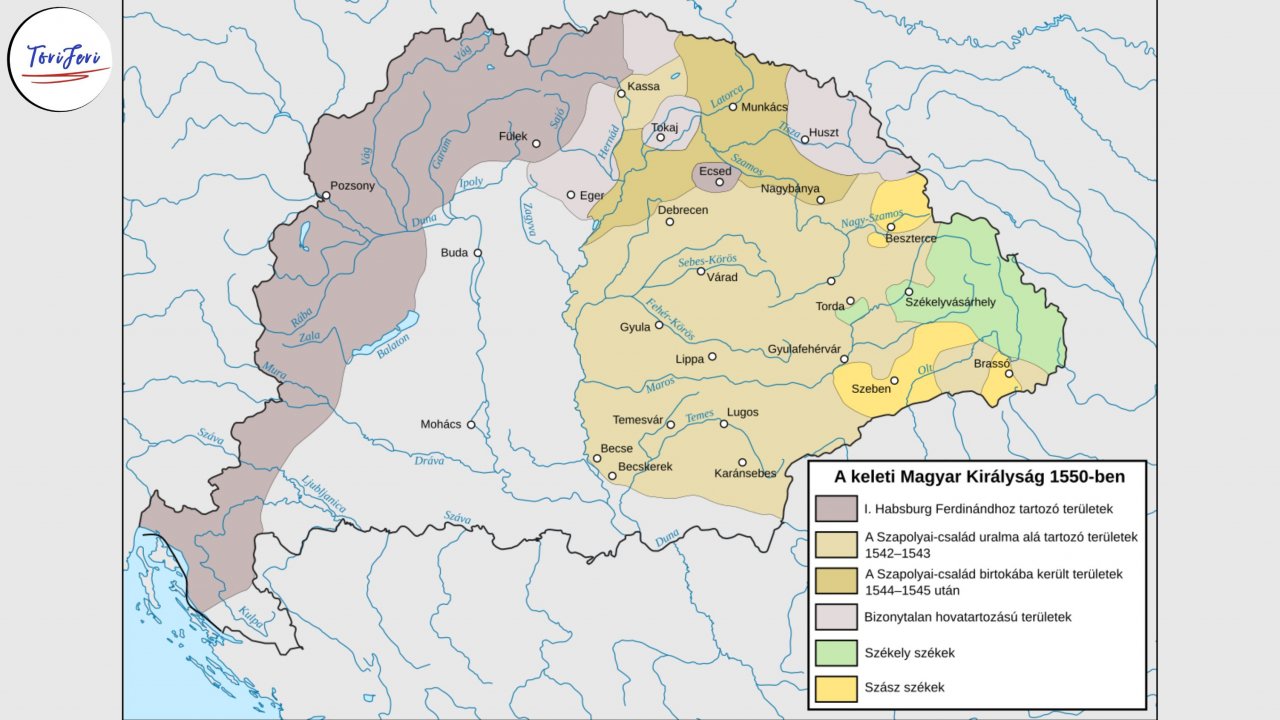 Magyarország hàrom részre szakadása