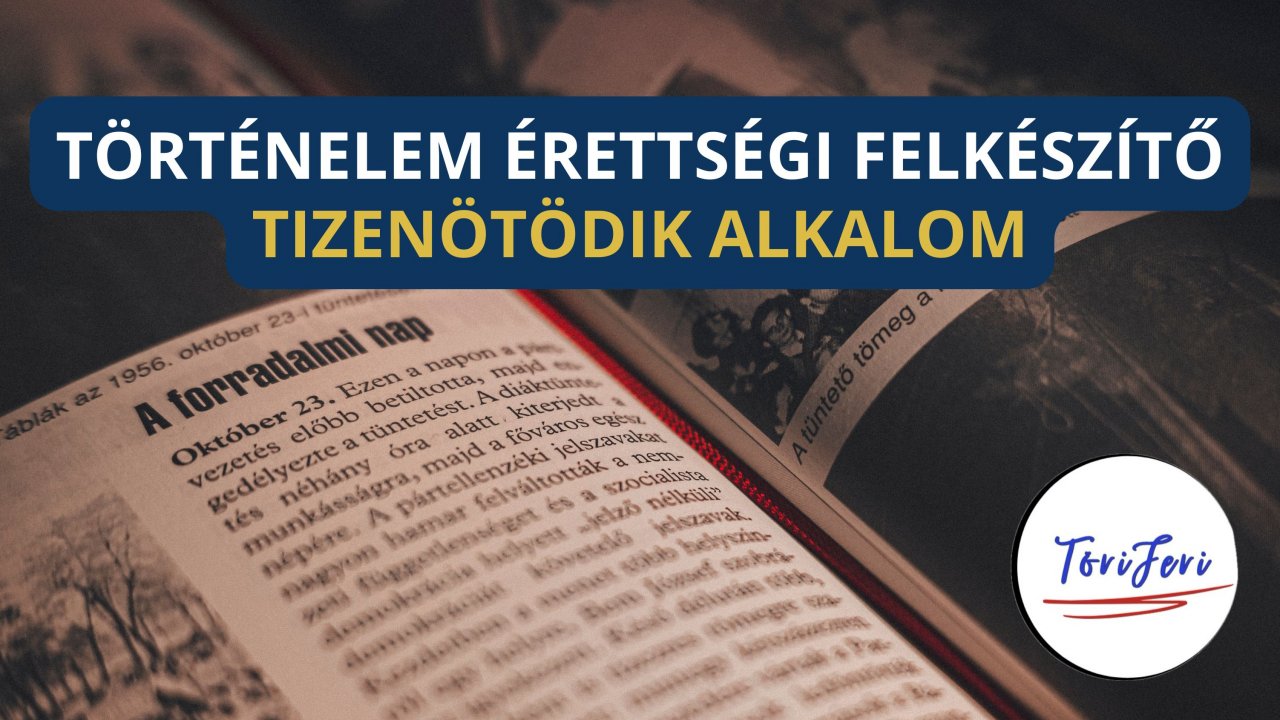 CF) 15. Töri érettségi felkészítő hanganyagcsomag