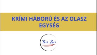 Krími háború és az olasz egység