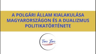 Magyar polgári állam kialakulása, dualizmus