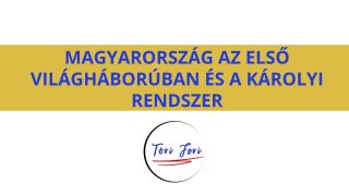 Mo. az I. világháborúban,Károlyi rendszer