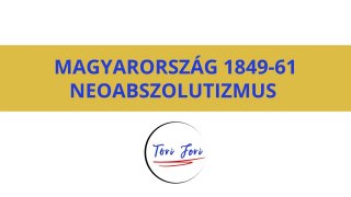 Magyarország 1849-61 - Neoabszolutizmus
