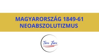 Magyarország 1849-61 - Neoabszolutizmus